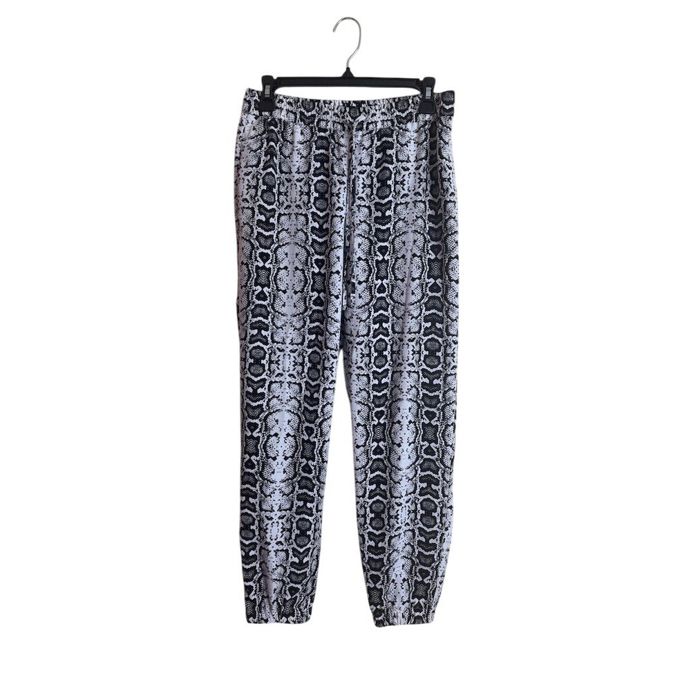 Express Jogger Pants Womens Size Small / Petite High Rise Ankle Snakeskin Print